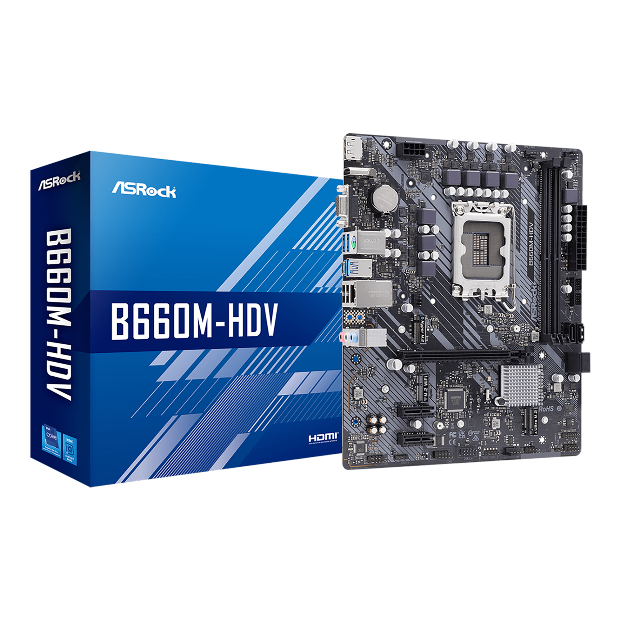 Tarjeta Madre Asrock B660M HDV Socket LGA1700 PcService